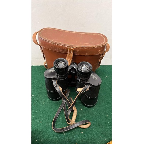 274 - TAN CASED KARL METZ BINOCULARS 7 X 50