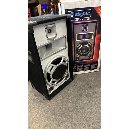 285 - PAIR OF SKYTEC SPEAKERS