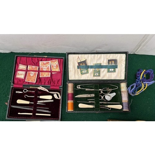 276 - TWO VINTAGE SEWING KITS