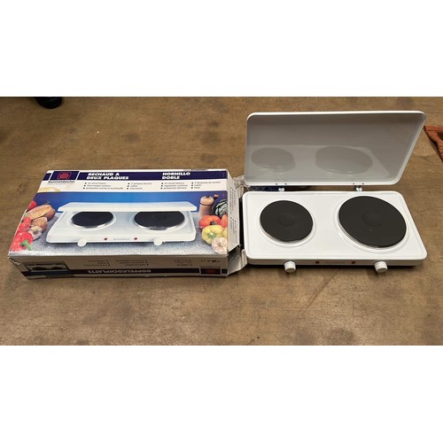 690 - UNUSED DOUBLE RING TABLE TOP HOB