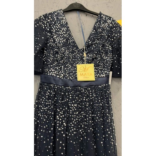 203 - Navy MAYA dress