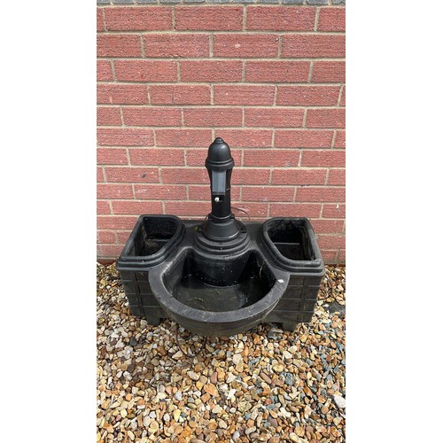 52 - WATER PUMP GARDEN FEATURE IN BLACK