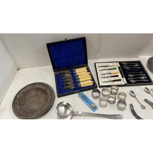 46 - COLLECTION OF MIXED FLATWARE