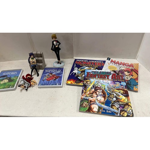 45 - MIXED COMICE AND FIGURES MANGA , FANTASY ART AND MORE