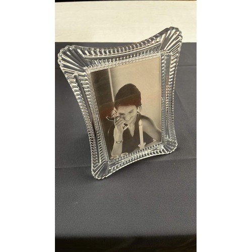 39 - WATERFORD CRYSTAL PHOTO FRAME