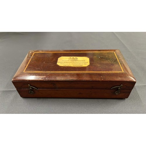 38 - EDWARDIAN MAHOGANY BOXED SIKESE HYDROMETER