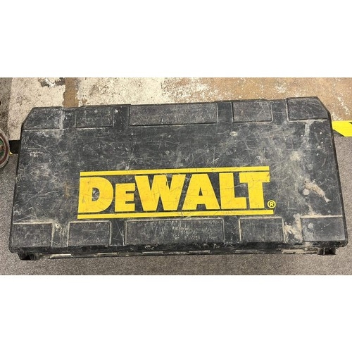 48 - DEWALT 110 DEMOLITION DRILL WITH CASE USED UNTESTED