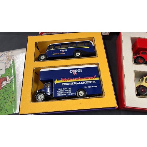 29 - TWO CORGI TRUCK AND BUS BOX SETS