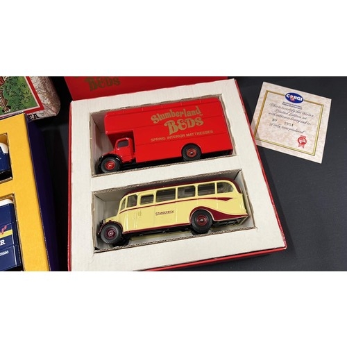 29 - TWO CORGI TRUCK AND BUS BOX SETS