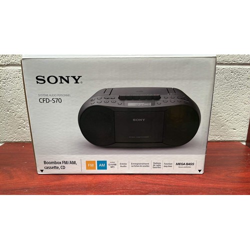 104 - BOXED SONY RADIO