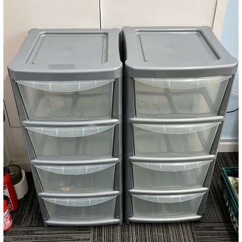 228 - TWO PLASTIC STORAGE UNITS