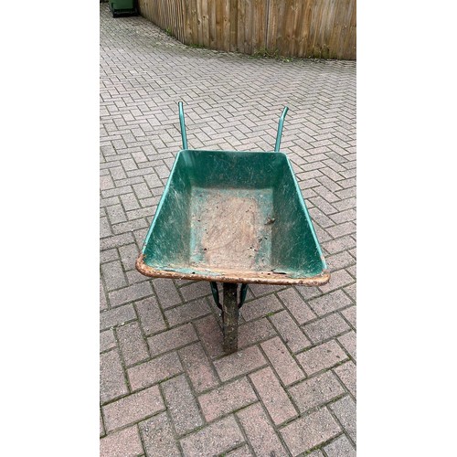 235 - GREEN WHEEL BARROW USED