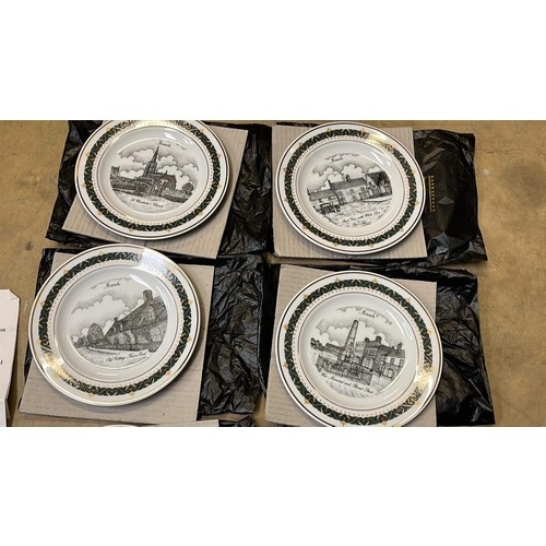 129 - SIX OF THE CANTERBURY COLLECTION BOXED PLATES