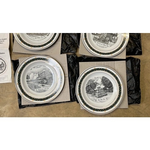 129 - SIX OF THE CANTERBURY COLLECTION BOXED PLATES