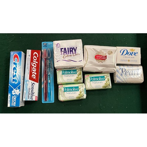 258 - Toothpaste and soaps