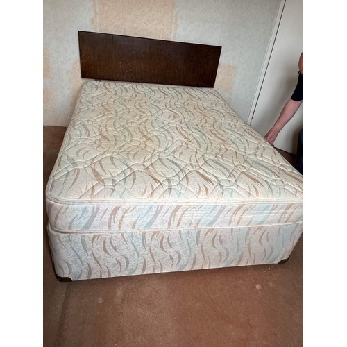 279 - DOUBLE DIVAN BED SET WITH STORAGE