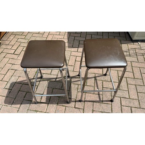 277 - PAIR OF STOOLS