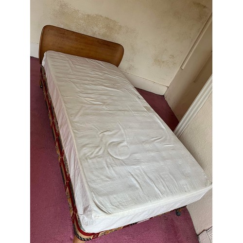 275 - RETRO SINGLE DIVAN BED SET