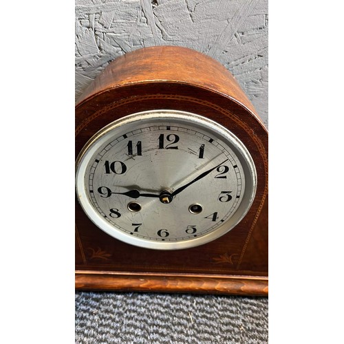 326 - Walnut mantle clock