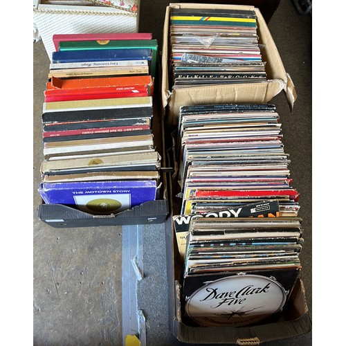 308 - Three boxes of mixed music and artist LPs