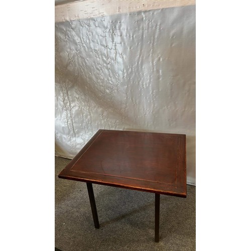 359 - METAL LEGGED OCCASSIONAL TABLE