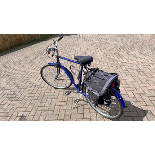 261 - blue bison gents bicycle