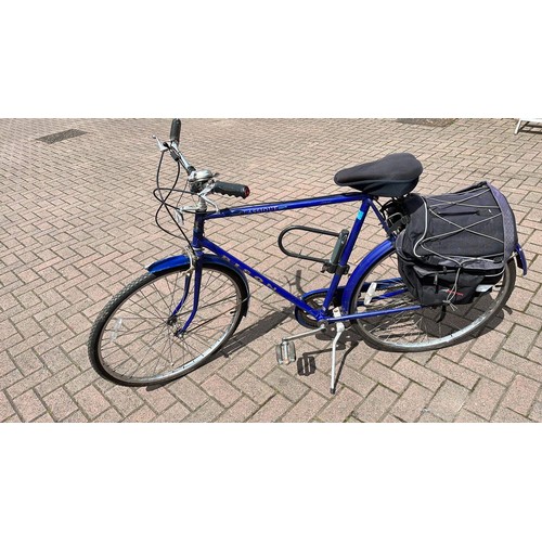 261 - blue bison gents bicycle