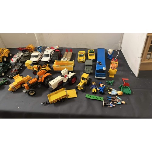 441 - Collection of playworn large scale model vehicles