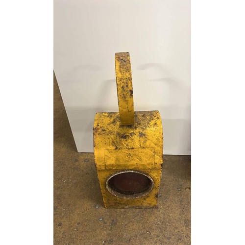 494 - Vintage roadwork safety lantern - see all pictures