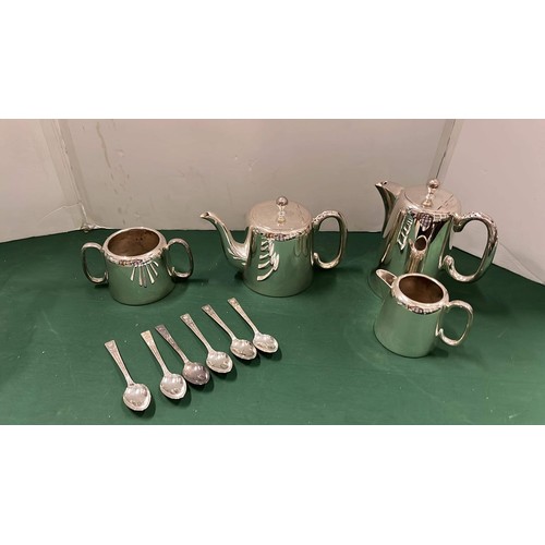 503 - Silver plated tea set