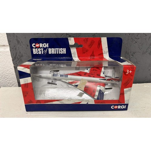 186 - CORGI BOXED BEST OF BRITISH CONCORD