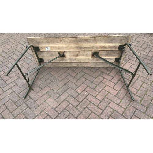 327 - MILITARY G10 FOLDING TABLE