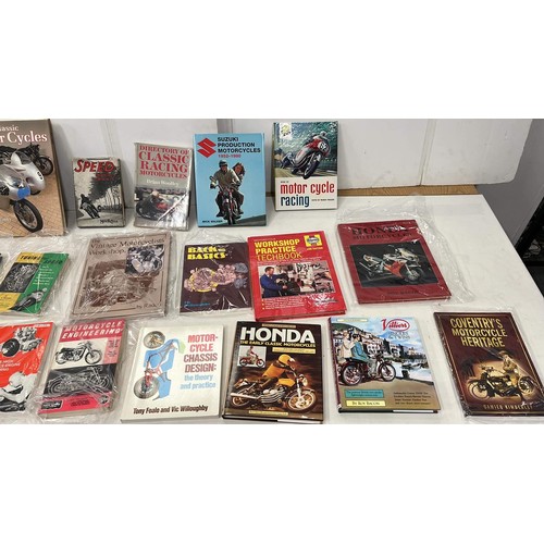 398 - 21 X MOTOR CYCLE BOOKS