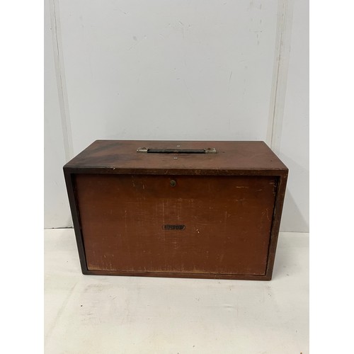 145A - Union mahogany engineers chest with contents ( see all pictures )