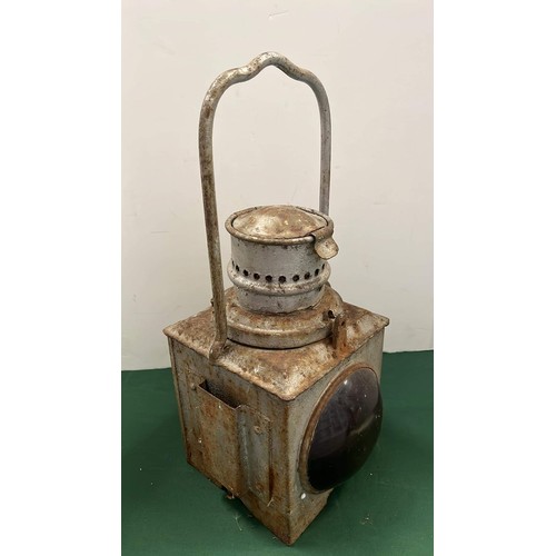 104 - VINTAGE RAILWAY LAMP