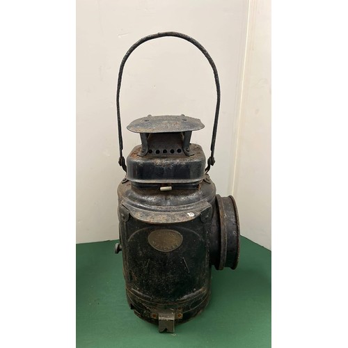 106 - VINTAGE L.M.S RAILWAY LANTERN