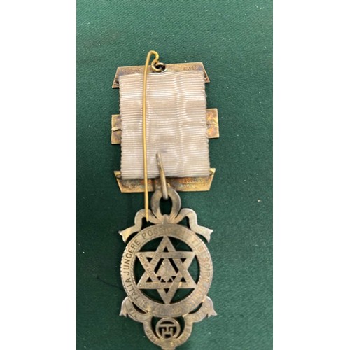 82 - MASONIC HALLMARKED SILVER JEWEL