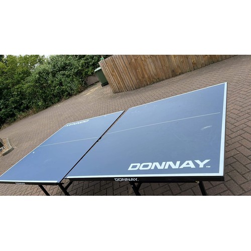 384 - DONNAY TABLE TENNIS TABLE IN GREY