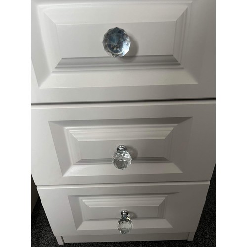 178 - GREY BED SIDE DRAWERS