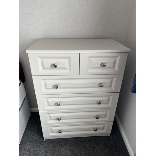 180 - GREY CHEST OF DRAWERS