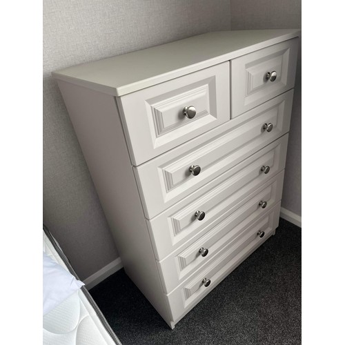 180 - GREY CHEST OF DRAWERS