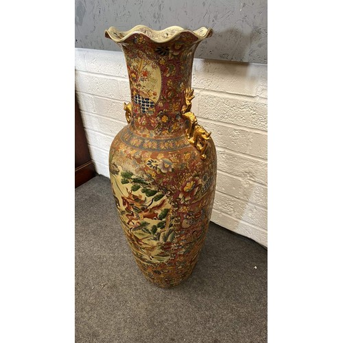 337 - LARGE ORIENTAL VASE 3ft high