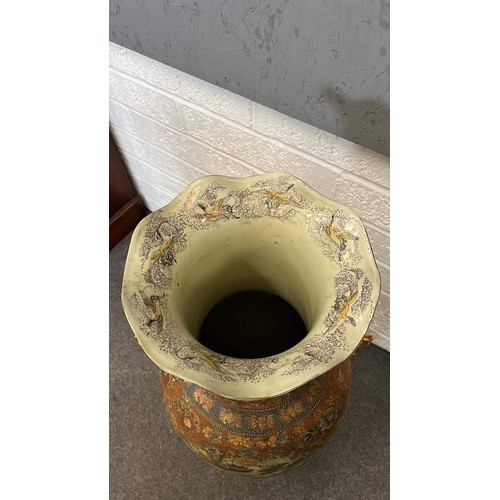 337 - LARGE ORIENTAL VASE 3ft high