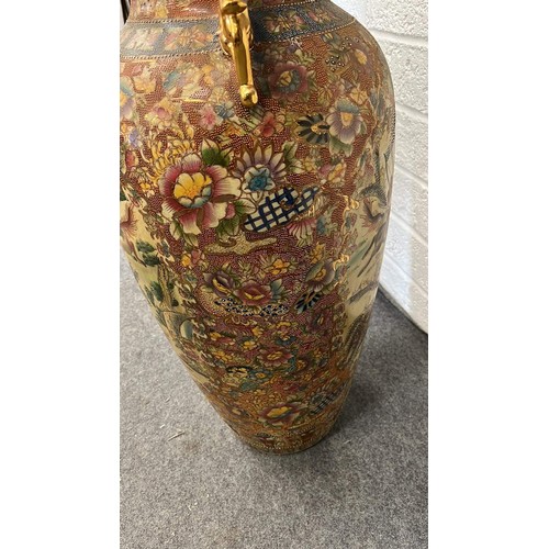 337 - LARGE ORIENTAL VASE 3ft high