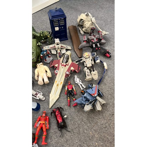 357 - MIXED PLAY WORN SIFI TOYS STAR WARS / DOCTOR WHO