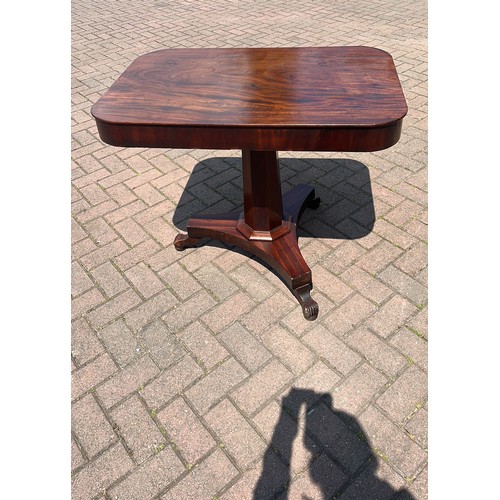 433 - VICTORIAN MAHOGANY TIPTOP TABLE