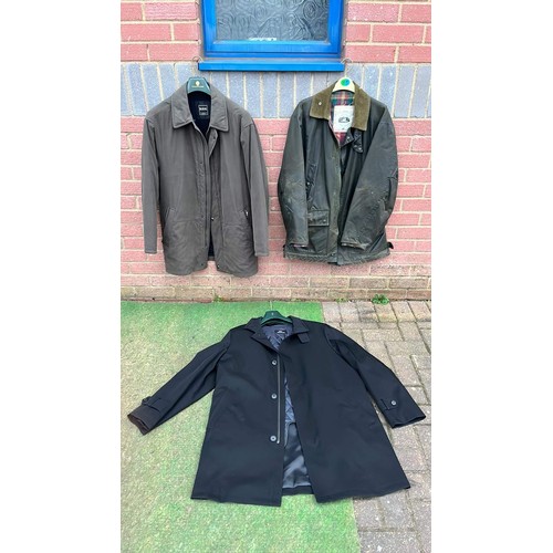 288A - THREE JACKETS BSM / WAXED AND OTHER