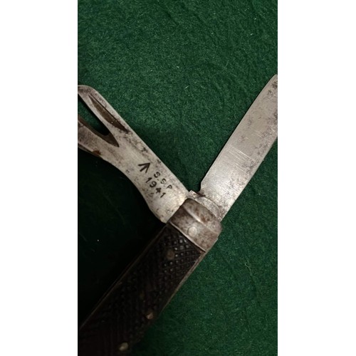 610 - 1941 MILLITARY JACK KNIFE