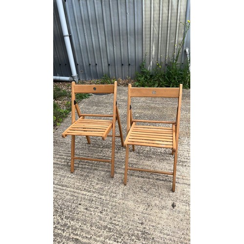 680 - TWO FOLDING CHAIRS