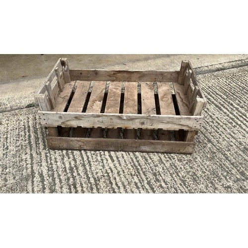 664 - WOODEN POTATO TRAYS